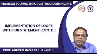 Implementation of Loops with for Statement (Contd.)