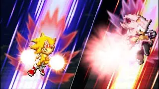 Fleetway vs Sonic Black (Pratice Animation)