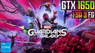 Marvel's Guardians of the Galaxy on GTX 1650 - FSR 3 Frame Generation MOD