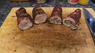 Stuffed Pork Loins (Weber Kettle)