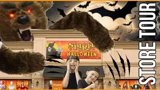 We CROWNED A King at Spirit Halloween 👑 Store Tour 2024