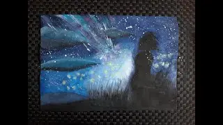 [Speed Drawing] ✦ Night Sky ✦ 星を落とす