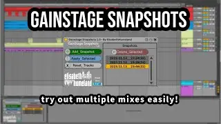 Gainstage Snapshots
