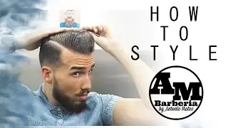 How To Style with pomade? / Cómo usar pomada?|Antonio Mateo