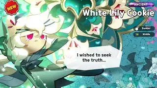 White lily cookie gacha animation 1080p | Cookie Run Kingdom