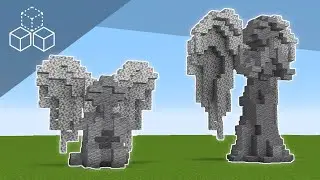 How to Build Praying Angel Statues | Minecraft Tutorial