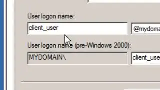 Part 6 - Creating Organizational Unit and Client User in Windows Server 2008 R2