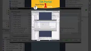 How to Transfer and Reuse PLC Program Blocks in TIA Portal Using Global Libraries #tutorial #shorts
