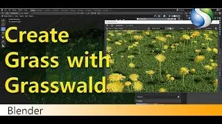 How to Make Grass in Blender 2.8 with Grasswald