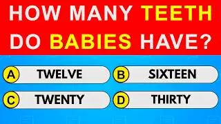 YOUR IQ IS HIGH IF YOU PASS THIS ANATOMY QUIZ 🧠 45 Human Body Questions!🔥