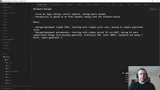 Bitwise, Day 48: Hardware Design Overview
