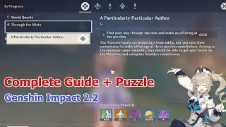 Find Your Way Through The Mist And Make Offering At The Perches Complete Guide - Genshin Impact 2.2