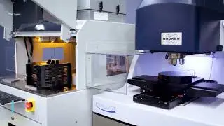 Wafer Metrology Measurement Tool Automated Semiconductor Wafer Handling Demo