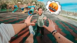 ESCAPING ANGRY DAD 😡(Epic Parkour POV Chase)