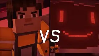Telltalle Fights#8 Jesse vs PAMA (Minecraft Story Mode)