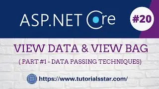 ViewData and ViewBag in ASP.NET Core Mvc