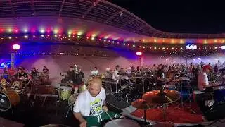 Rockin'1000 - Paris 2019 - Final medley 360° drummers