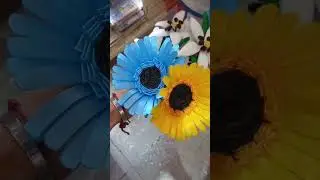 GERBERAS HECHAS CON LISTÓN #tendencias #viral