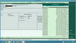 How To Create PPG  SKU Or Item In Tally