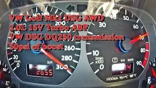 Boba VW Golf Mk2 DSG AWD Brutal Acceleration 2018