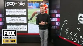 Can Brock Bowers and Georgia's offense over power TCU's defense? | Breaking The Huddle