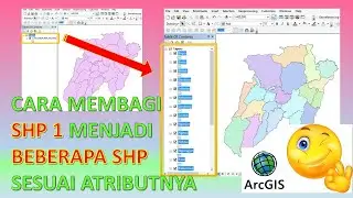 TUTORIAL Arcgis : Cara Membagi Shp Sesuai Dengan Atributnya, mudah banget!