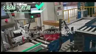 Immersive understanding of the cable drum process#machine #cable # coiling#wrapping