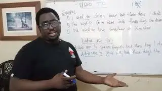 "USED TO" -  OngeleaTabia ya zamani ENGLISH COURSE 0656353157