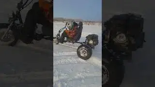 Трицикл - зимний дрифт