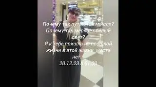 АНОНС  20.12.23  В 01.00.            ПОЧЕМУ ТАК ПУТАЮТСЯ МЫСЛИ?...