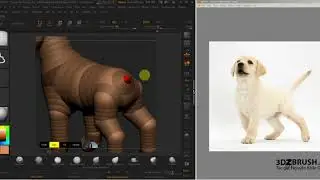 Học zbrush_Năm tuất điêu khắc tượng cún con_Phần 03