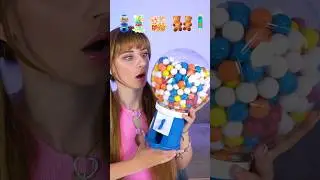 ASMR Emoji Bubble Gum, Ufo Wafers, Lollipops Mukbang 