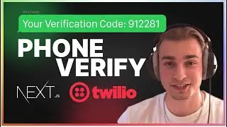 Send Verification Messages / SMS with Twilio Service in Next.js / React Applications