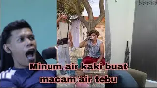 India food,reaction..minum air kaki macam minum air tebu.. #foodindia