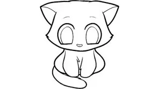 How to draw a kitten