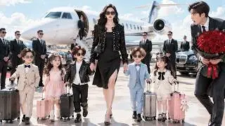 A Single Mother Returns With Her 5 Genius Children, Finds Their Father--A Billionaire Ceo!