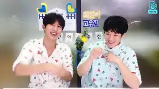 [VLIVE] The Man BLK 더 맨 블랙 - 서.쓰.프 찬이 VS 우진  찬이와 우진이는 못 말려