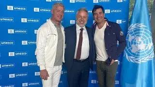 VISITA À SEDE DA UNESCO, EM PARIS, COMO CONVIDADOS ESPECIAIS, NO ANIVERSÁRIO DE MARCELO!