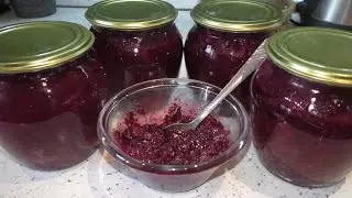 СВЕКОЛЬНАЯ ИКРА ( ЗАКУСКА ) на зиму Отличный рецепт из обычной свеклы