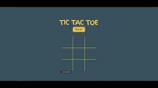 Task3: Tic-Tac-Toe Web Application @PrOdIgY