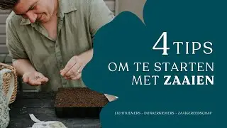 4 tips om te zaaien: van licht- en donkerkiemers tot het ideale zaaigereedschap I Angelo Dorny