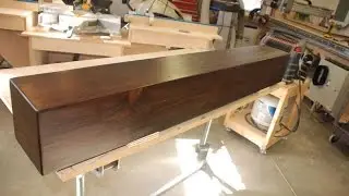 Build a Rustic Faux Beam Mantel or Shelf