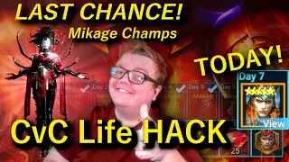 HACK **FREE** CvC Points for LOKI & LAST CHANCE Mikage Fusion Champs! | Raid Shadow Legends!