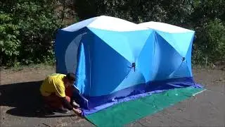 HUGE Stack Cube 3 three-layer Double winter fishing tent