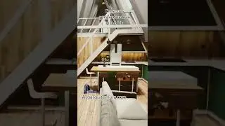 Cocina moderna de Cabaña Alpina rustica planos de la casa  asoarquitectura.com #casamoderna #cabaña