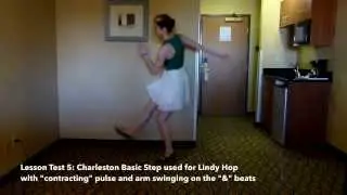 Learn to Swing Dance Lindy Hop | Level 4 Lesson 6 (Charleston Technique) | Shauna Marble