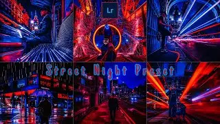 Street Night Preset - Lightroom preset DNG || Night Presets