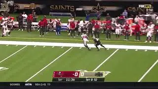 Tom Brady’s First Completion as a Buccaneer | Buccaneers vs Saints Week 1 NFL