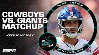 Cowboys vs. Giants KEYS TO VICTORY 🔑 | The Pat McAfee Show