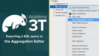 MongoDB 101: Lesson 5, Exercise 2 » Exporting a SQL query to the Aggregation Editor